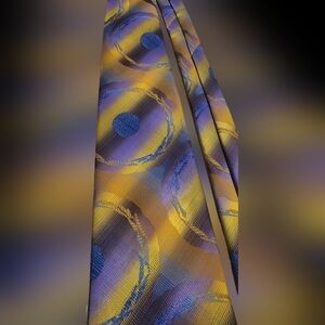 FORSYTH COACH HOUSE Tie  With  Geometric Pattern,Vintage